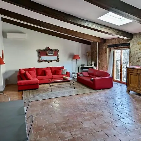 公寓 Le Figuier With Swimming Pool